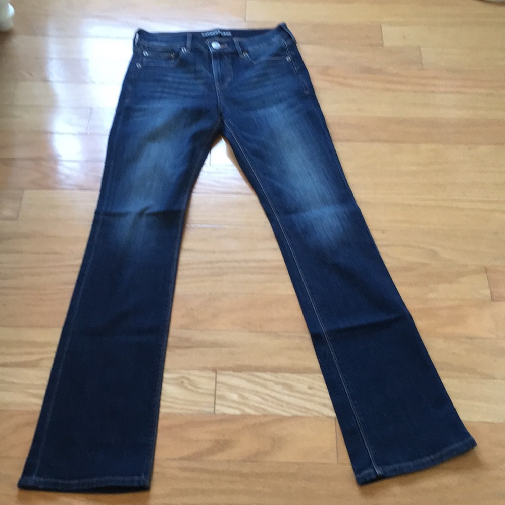 Express Barely Boot Mid Rise Jeans Sz 2